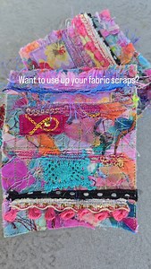 4.9K views · 438 reactions | I use these upcycled scrappy patches in my upcycling; shirts, jeans, jackets can be mended or just embellished.They can be added to fabric rolls, #artjournals, #artquilts They are so easy to create and my youtube tutorial shows you each step. #slowfashioncommunity #upcycledclothing #upcycledclothes #refashionedclothing #artquilting #scrappy #upcyclinginspiration #reworkedclothing | Upcycled Artistry | Facebook