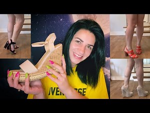 ASMR Shoe Collection | Tapping, Scratching & Whispering + Trying On! 👠✨
