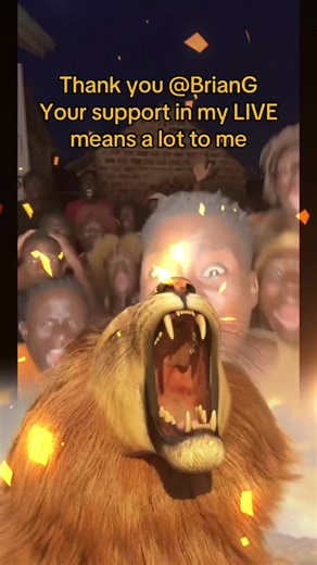 BrianG, thank you for the incredible support in my LIVE! I will keep creating better LIVE content!@BrianG #tiktoklive #livehighlights #lion #livegift #lion