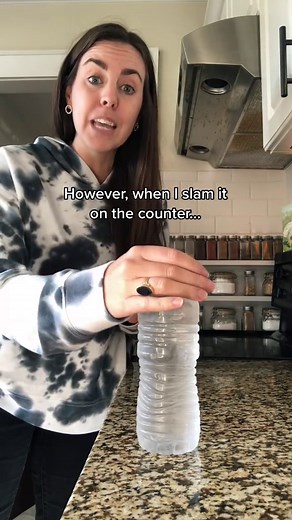 Watch this supercooled water instantly turn to ice