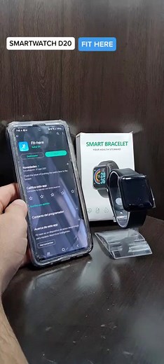 Cómo vincular tu Smartwatch D20 con la aplicación Fit Here