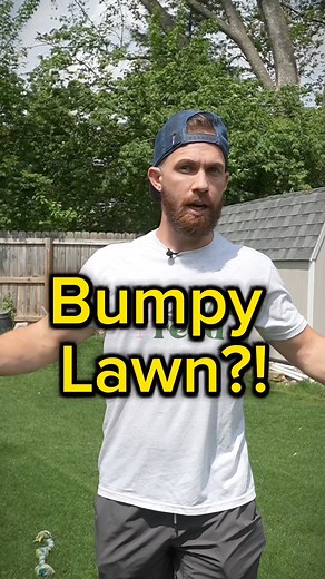 Bumpy lawn? I gotchu! 💪🏽FIRST- SAVE this post 💾✅Next, take a few steps I mentioned in this video this Spring to make your lawn nice and smooth. I also have a 4 part mini series on You Tube that answers FAQs more in depth! #level #leveling #bumpy #Lawn #diy #lawntips #compost #sand #topsoil #smooth | Rooted Lawn Co
