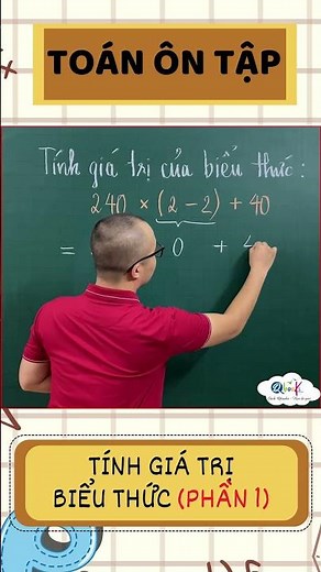 Bài 6 Tính giá trị biểu thức #shorts #shortvideo #maths #fyp #xuhuong