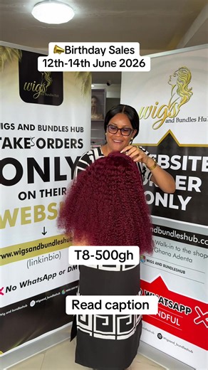 Birthday Hair Sales: Online Only! Wigs & Bundles