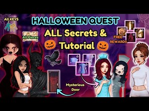 *FREE ITEMS* ALL SECRETS & Tutorial for DTI Halloween Quest!🎃Unlock NEW Nurse Julie Set & More! 4K