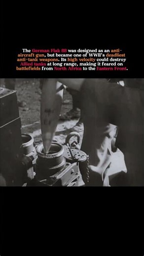 This WWII Weapon Wasn't Built for Tanks (So Why Was It Unstoppable?) #military #shorts