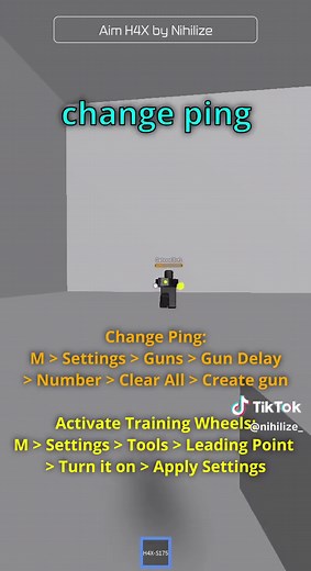 da hood tutorial part 2 game is aim h4x: roblox.com/games/2674451148 discord if need help or suggestions: discord.gg/NGmPVgcTX2 #aimh4x #roblox #dahood #aimtraining #aimtrainer #dahoodfyp #dahoodroblox #nihilize