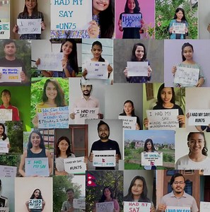 Over the past year, 300 young volunteers from #Nepal gathered votes & voices from 54K Nepali people on #UN75Survey . As they collected the hopes & aspirations for the survey let’s also hear from our volunteers what they want the UN to do in the next 25 years. Join UN75 UNV Nepal International Labour Organization - ILO Nepal IOM Nepal UNFPA Nepal UN Women Nepal UNDP Nepal UNICEF Nepal UNESCO Office in Kathmandu World Health Organization Nepal | United Nations Nepal