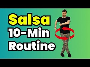 10-Min Salsa Dance Practice & Workout (All Levels)