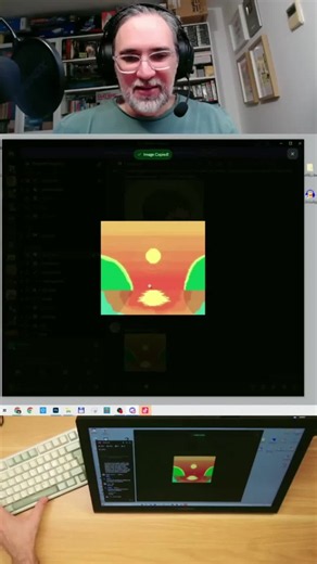 🎥 Empecé siguiendo la idea… y terminé haciendo lo que quise. 🌅 🏔️ ASMR de pixel art: un paisaje al atardecer donde experimento con la iluminación, las montañas y algunos detalles. No seguí tanto la idea original, pero a veces experimentar también es parte de la revisión. #ASMR #PixelArt #ArteDigitalRetro #ASMRPixel #PixelArtReview