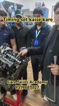 Timing set mastery : Engine repair essential at #careskillsacademy