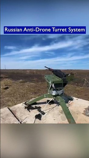 Russia Tests Anti-Drone Turret System with 7.62mm Machine Gun!!