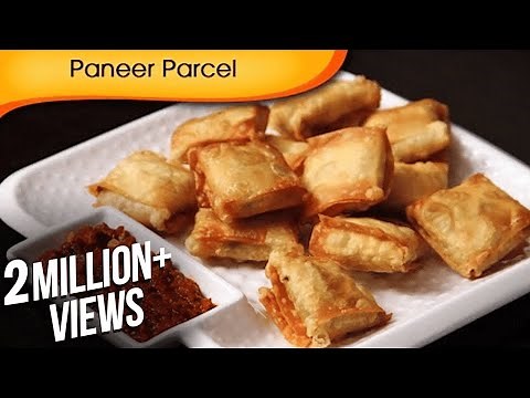 Paneer Parcel - Quick Easy To Make Party Starter / Crispy Snack Recipe By Ruchi Bharani