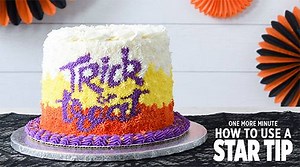 16K views · 204 reactions | The A.C. Moore Craftologists are total stars when it comes to decorating with the Star Tip! Master three not-too-tricky techniques using the Star Tip for a cake that is definitely treat-y  | A.C. Moore | Facebook