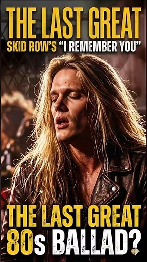 ​The Last Great 80s Ballad? Skid Row’s “I Remember You” 💔