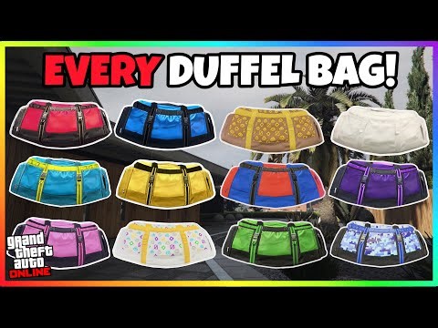 *SOLO* How To Get EVERY Colored Duffel Bag In GTA 5 Online!