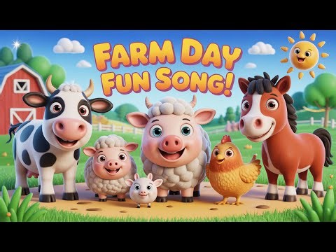 Farm Day Fun Song | Farm Animals Song for Kids | Singy PoP