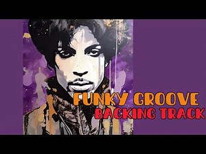 Prince Style Funk BACKING TRACK JAM in D - 100 bpm
