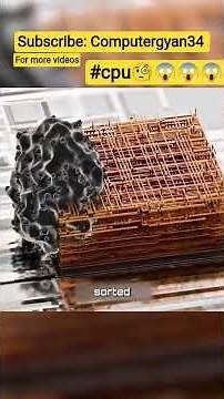 How Is a CPU Made? 🤯CPU Manufacturing Explained in Seconds 💻