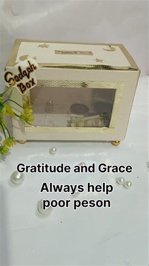 DIY Elegant Ramadan Sadaqah Box | Easy Charity Box Craft | @ctivewithsara