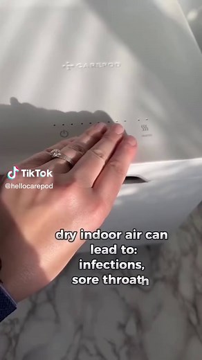 Shoutout to @kristins.addiction for her wonderful introduction and video of the Carepod X50! 😍💙 Shop the X50 now to see why people LOVE this humidifier for their home (It even has a heated mist setting! 😉): https://hellocarepod.com/collections/us-collection/products/carepod-cube #carepod #humidifer #hellocarepod #skincare #skin #healthyair #shopping #skintok #cleantok #fyp