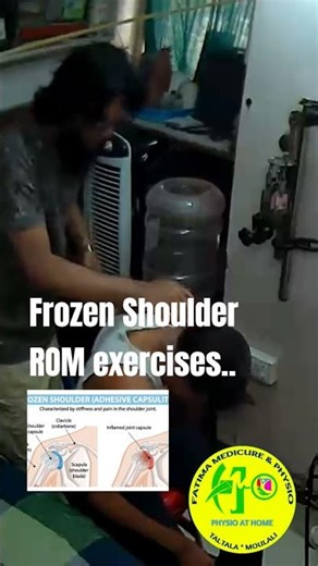Frozen Shoulder ROM exercises #fatimamedicure&Physio #healthybanglacare #physiotherapy