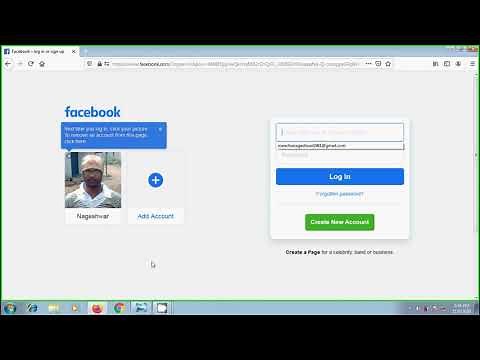 Facebook: how to save login information on Facebook