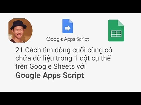 Cách tìm dòng cuối cùng trong cột Google Sheets