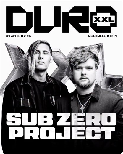 Duro Techno Festival on Instagram: "Por primera vez Sub Zero Project aterriza a Duro Festival 😈 Serán unos de los encargados de dejar del revés el stage de raw y hardstyle el próximo 4 de abril 🤝🏻 ATENCIÓN: Recuerda que la venta se encuentra parada hasta el próximo 15 de enero a las 18:00h, si quieres que te avisemos una vez estén disponibles las entradas regístrate en nuestra web. Solo habrá 2000 tickets disponibles así que tu rapidez será clave ⏳"