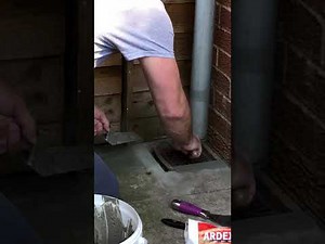 Drain gully repair with ARDEX A 46 Multi-Purpose Concrete Repair Mortar