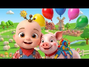 Family Balloon Finger Song 🎈 | Finger Family Song for Kids | Baby Xavi Kids Songs