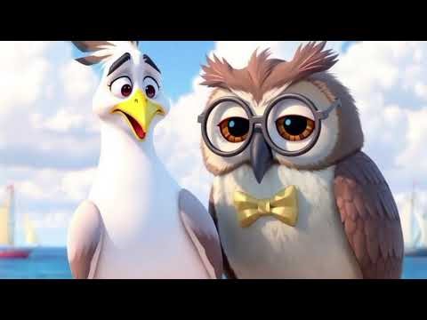 The Owl and The Seagull | Short Moral Story for Kids