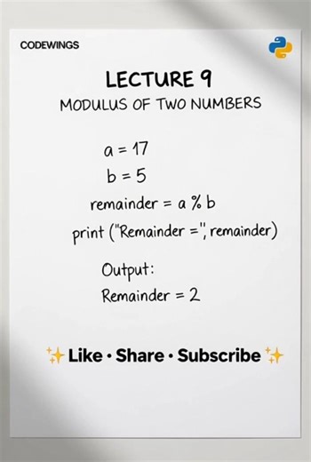 L-9 | PYTHON | MODULES |