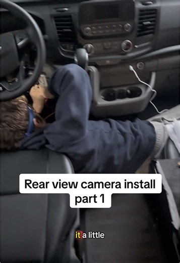 Installing a Rear View Camera in a Ford Transit