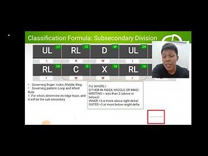 Fingerprint Sub secondary Classification