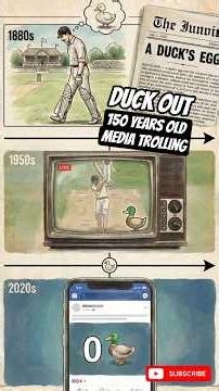 Why is 0 Runs Out Called a "Duck" in Cricket? #shorts #shortsfeed #facts #cricket #icc #bcci