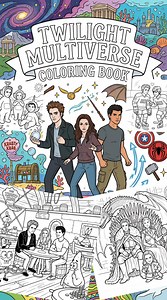 Vampire Romance Multiverse Coloring Pages PDF - Etsy