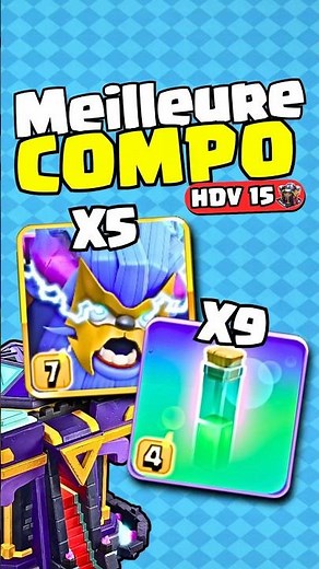 La MEILLEURE COMPO SUPER YÉTI en HDV15 ! 3⭐ Faciles en 2025 | Clash of Clans