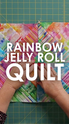 27K views · 351 reactions | Katrina follows the Jelly Rainbow Quilt pattern, from Ruby Star, and creates a mesmerising quilt. | The Sewing Studio UK | Facebook