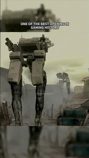 One Of The Best Opening Scene in Gaming History #shorts #mgs4 #gaming