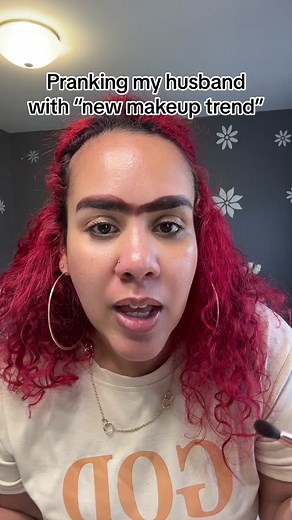 Pranking Husband with New Makeup Trend | The Callaces Comedy