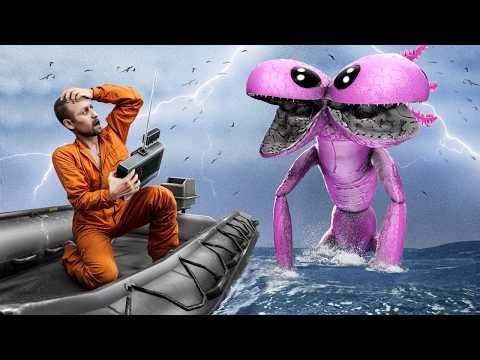 DESCUBRIMOS a DUALOTL el MONSTRUO MARINO AJOLOTE con un DRON que lo CAPTURÓ | GARRY'S MOD