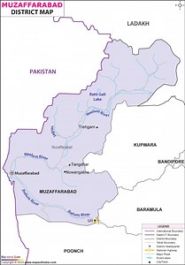 Muzaffarabad District Map