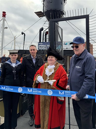 Watch as the Lord Mayor of Kingston Upon Hull and Admiral of the Humber officially opens The Spurn Lightship! ⚓️ #hull #maritime #fyp