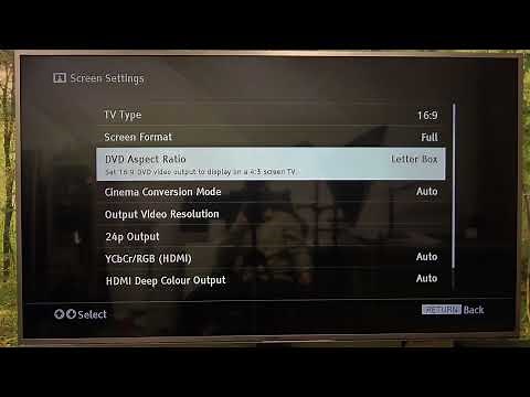 How To Change DVD Aspect Ratio on SONY Blu-Ray