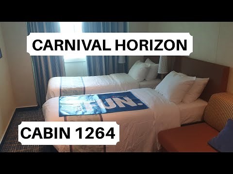 Carnival Horizon Cabin 1264 Category 6M Deluxe Ocean View Stateroom