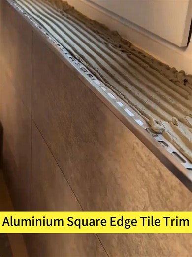 Aluminium Square Edge Tile Trim for Perfect Fittings