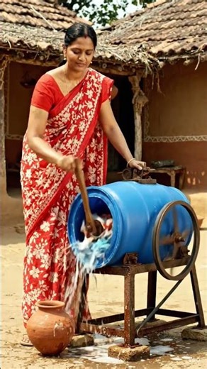 Hours of Work Done in Minutes! 🔥 Amazing Desi Jugaad Washing Machine