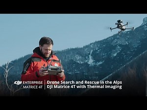 Search and Rescue in Alps | DJI Matrice 4T with Thermal Imaging and Night Scene Mode