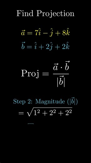 Find the projection of vector | cbse class 12| vector |math